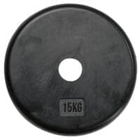 Halterschijf 25 mm - Bodytrading - 15 kg - Rubber coated
