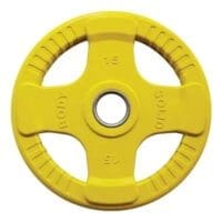 Olympische Halterschijf 50 mm - Body-Solid - 15 kg - Rubber coated