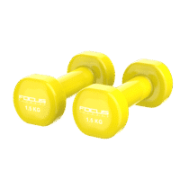 Vinyl Dumbbells - Focus Fitness - 2 x 1