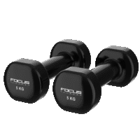 Vinyl Dumbbells - Focus Fitness - 2 x 5 kg